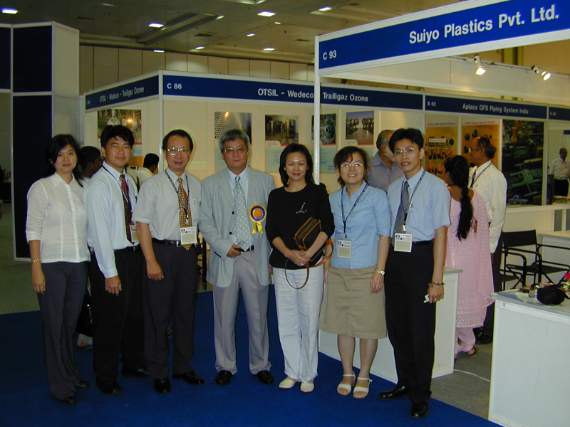 Malaysian client visit our ABWA booth in India