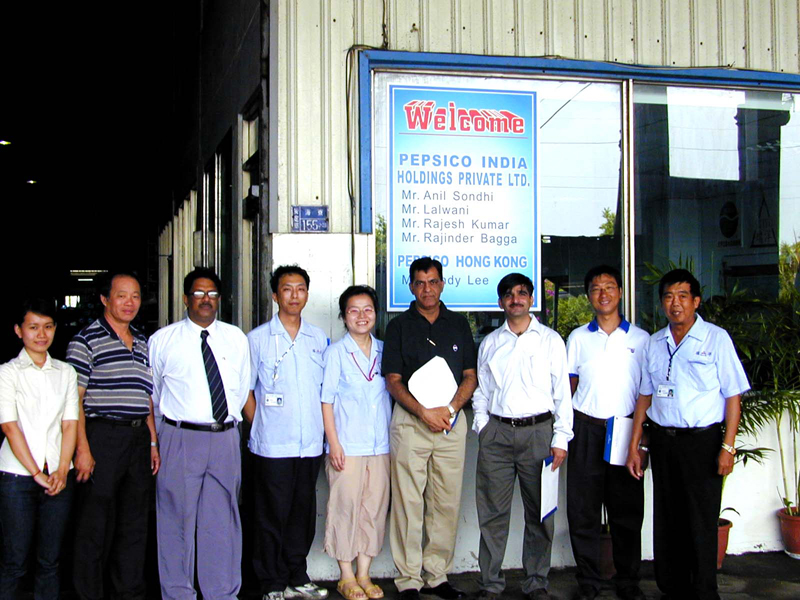  Pespi, India visit our company